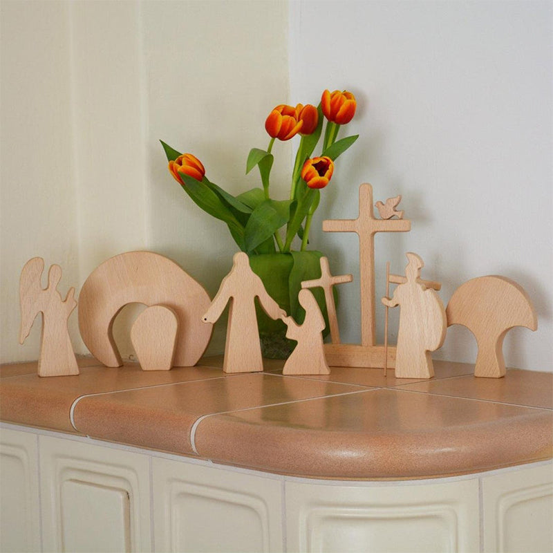 BowLift | Easter Scene Wooden Decoration