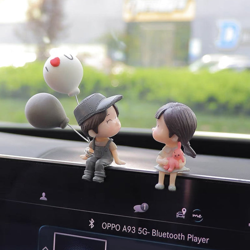 BowLift | Cute Couple Car Ornament