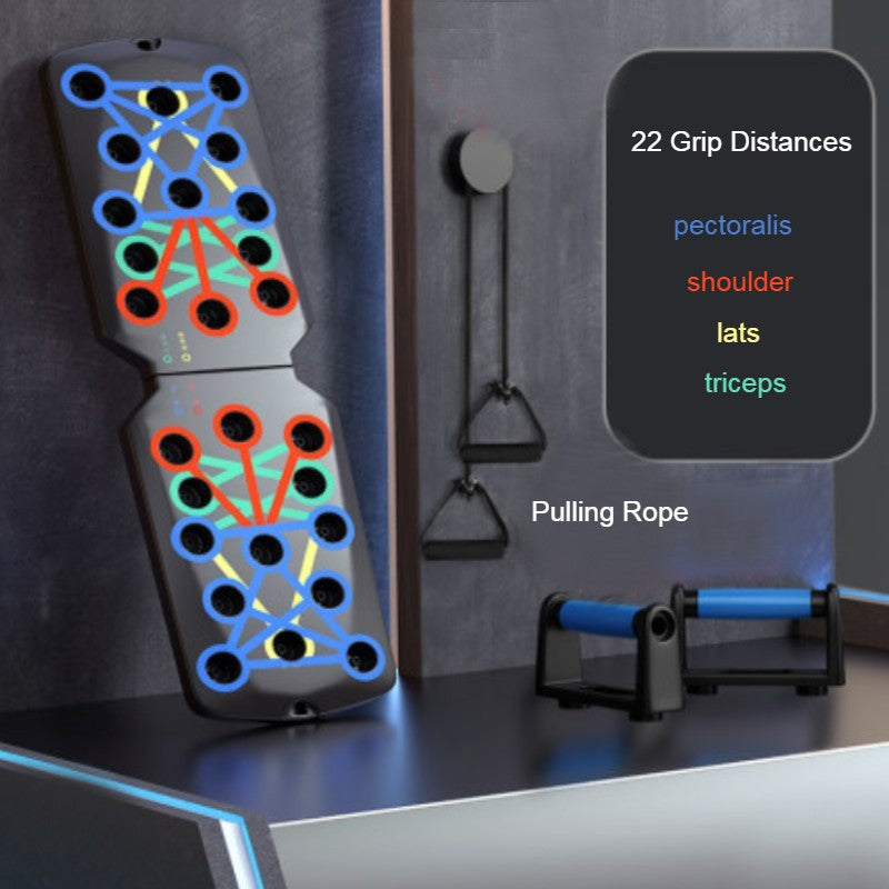 BowLift | Home Multifunctional Push-up Training Board, with 4 Training Modes, for Pectoralis, Shoulder, Lats, Triceps Strength Training