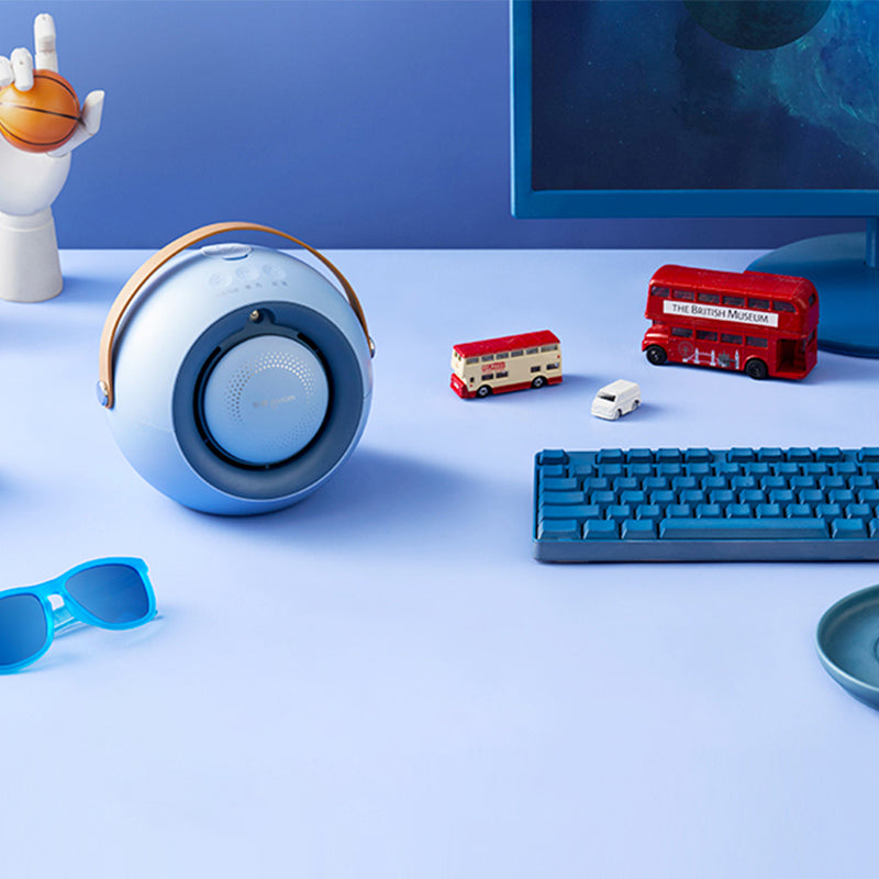 BowLift | Portable Desktop 3-in-1 Heater, Hand Warmer & Humidifier, with Adjustable Wind, Fine Spray & Multiple Safety Protection, for Home & Office
