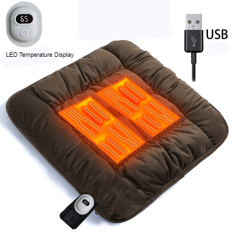 BowLift | Car Heated Seat Cushion, with 3 Adjustable Temperature, for Home, Office & Car