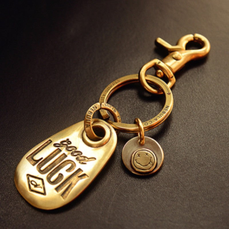 BowLift | Customized Good Luck Birthday Keychain, with Embedded Date of Birth, Best Gift for Friend, Brother, Sister, Christmas, Valentine, Graduation & More