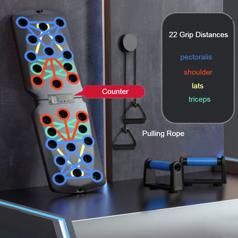 BowLift | Home Multifunctional Push-up Training Board, with 4 Training Modes, for Pectoralis, Shoulder, Lats, Triceps Strength Training