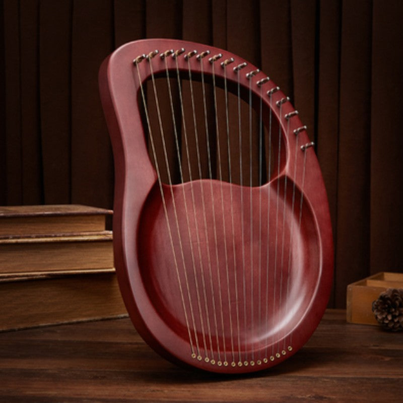 BowLift | Classy 16-String Lyre Harp with Metal Strings, Tuning Wrench, Spared Strings, Manual and Bag, for Beginners and Professionals