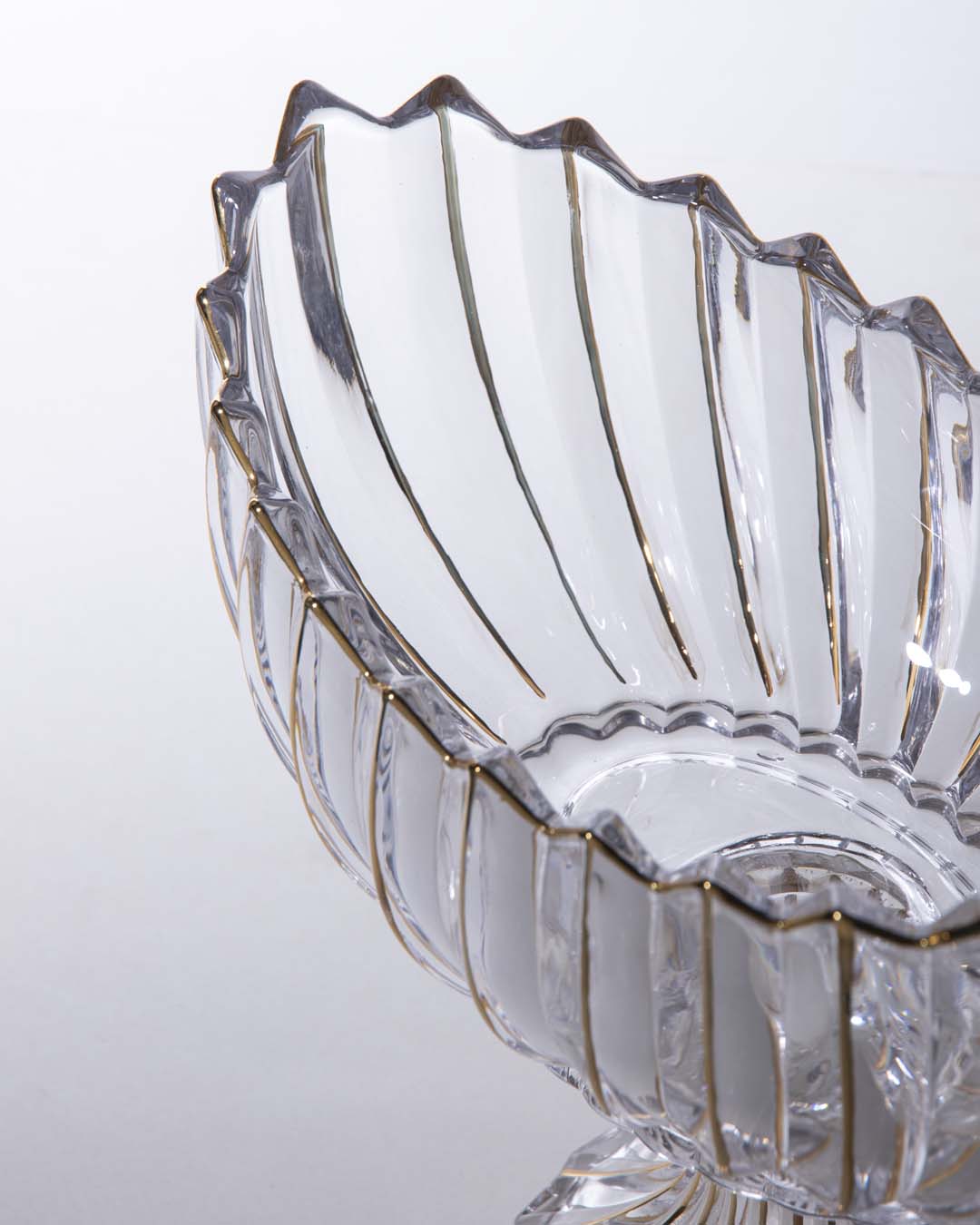 BowLift | Crystal Glass Lotus Decorative Bowl