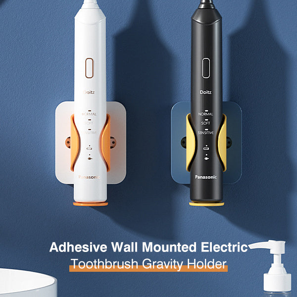 BowLift | Adhesive Wall Mounted Electric Toothbrush Gravity Holder