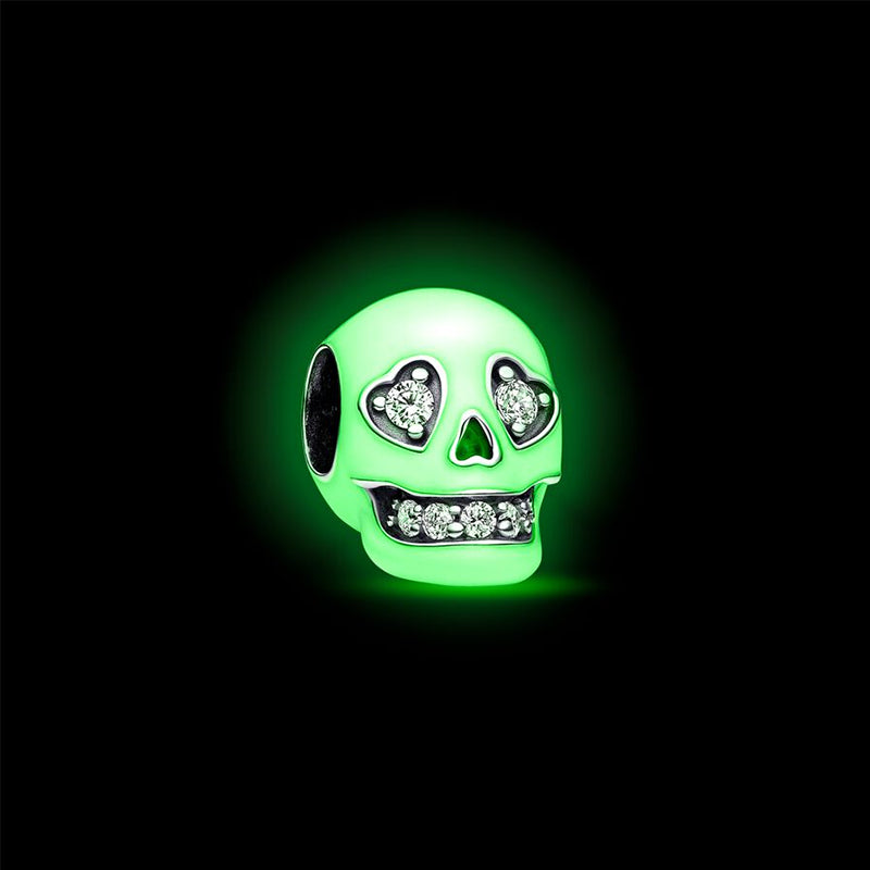 BowLift | Shining Glitter Skull Pendant
