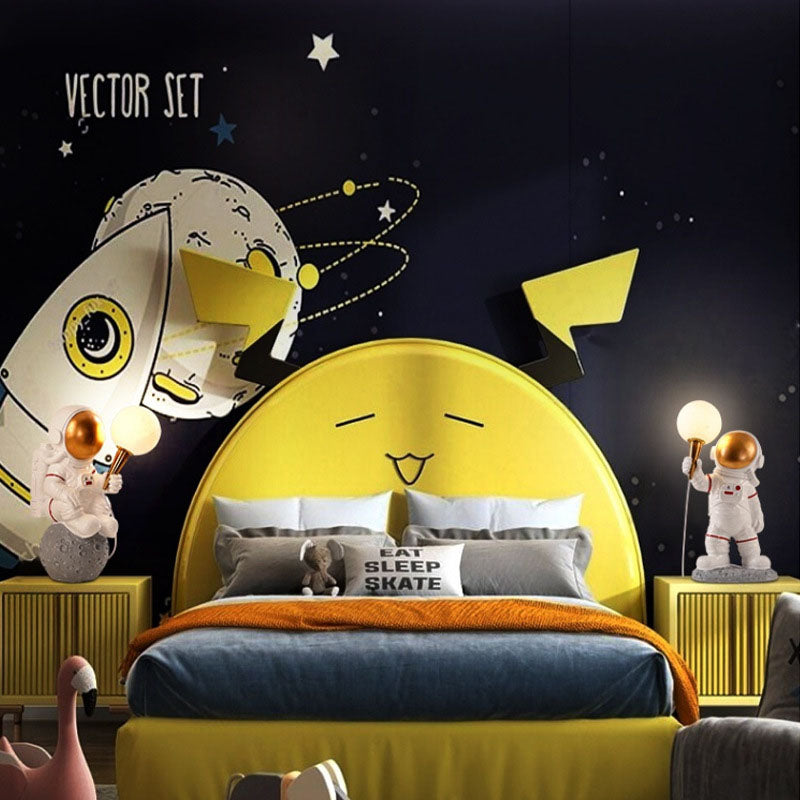 BowLift | CosmoBuddy Astronaut Wall Lamp | Creative Design | Resin & ABS | LED Bedroom Light