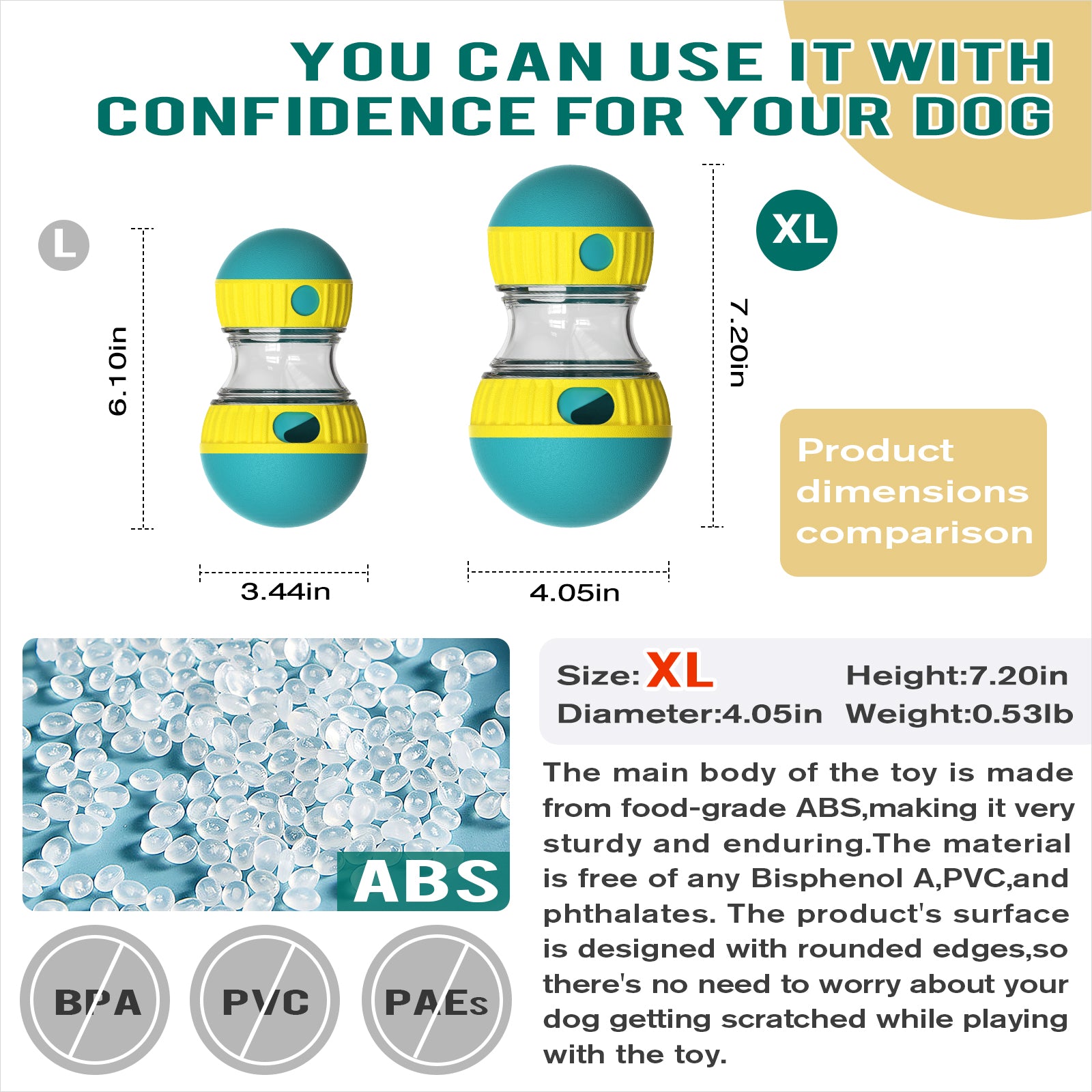 Super Ball XXL Interactive Slow Feeder Toy for Dogs