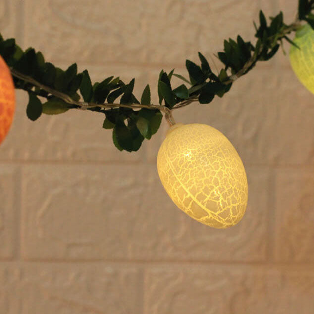 BowLift | Easter Cracked Egg Rattan  String LED Decorative String Lights