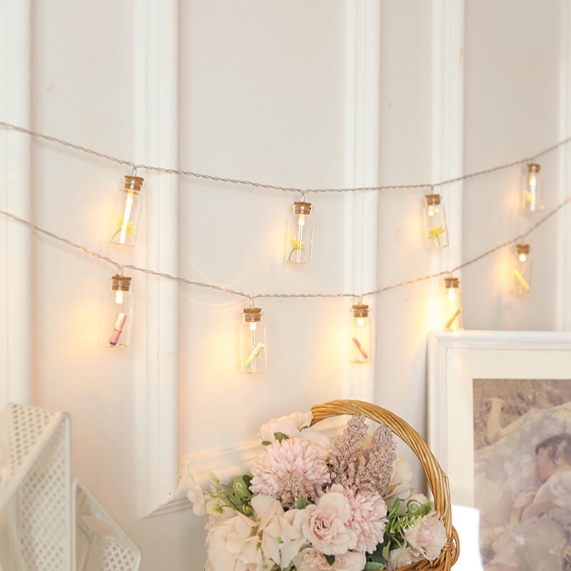 BowLift | Christmas LED Wishing Bottle Tree Snow Battery Box Decorative String Light