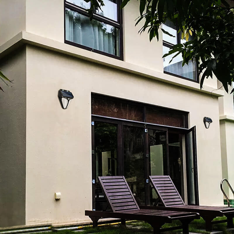 BowLift | Solar Intelligent Triangle Outdoor Waterproof Body Sensor Patio LED Wall Light