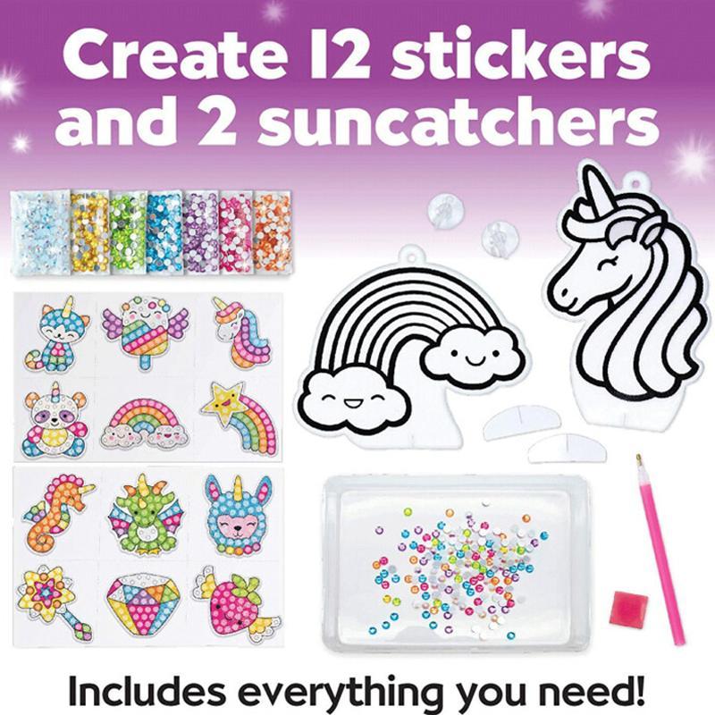 BowLift | Large Gem Diamond Painting Stickers for Kids