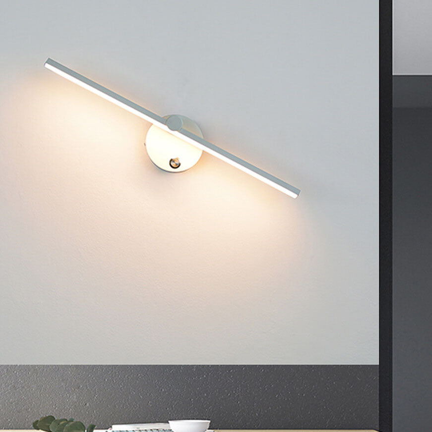 BowLift | Nordic Minimalist Aluminium Long Bar Switch LED Mirror Wall Light Lamp