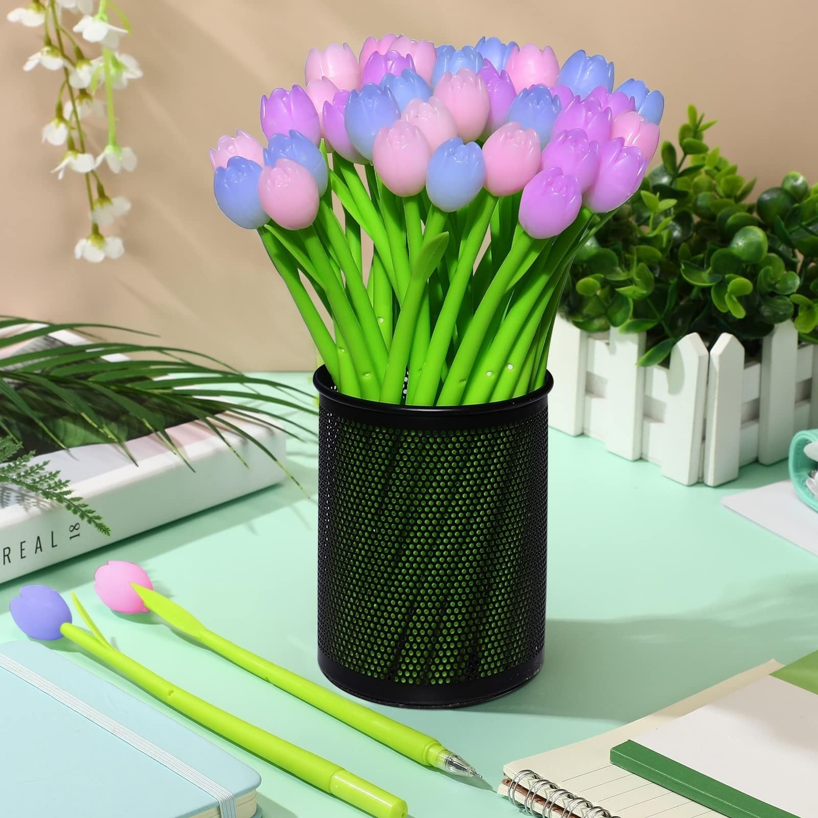 BowLift |  Color-changing tulip ballpoint pens(set of 6)