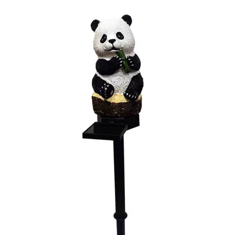 BowLift | Solar resin panda outdoor waterproof patio decoration ground light
