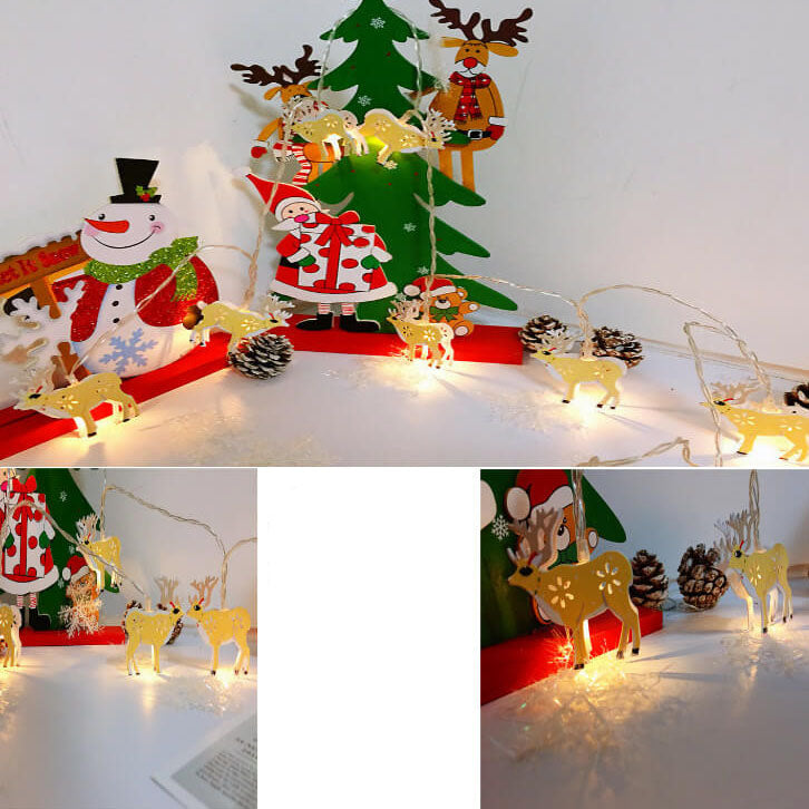BowLift | Christmas Decorative String Light Painted Bells Elk Battery Box LED Light String Light
