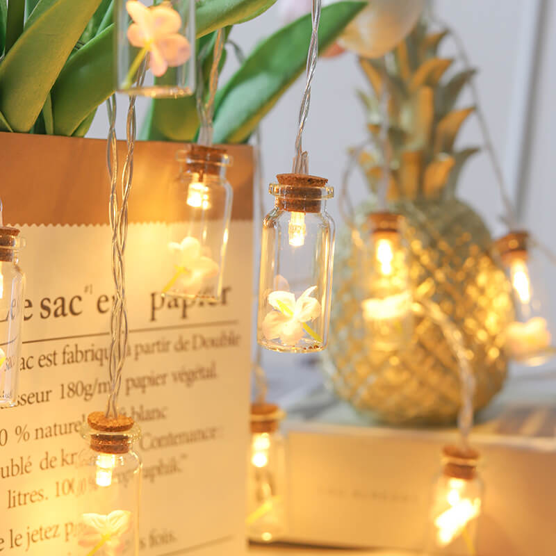 BowLift | Christmas LED Wishing Bottle Tree Snow Battery Box Decorative String Light