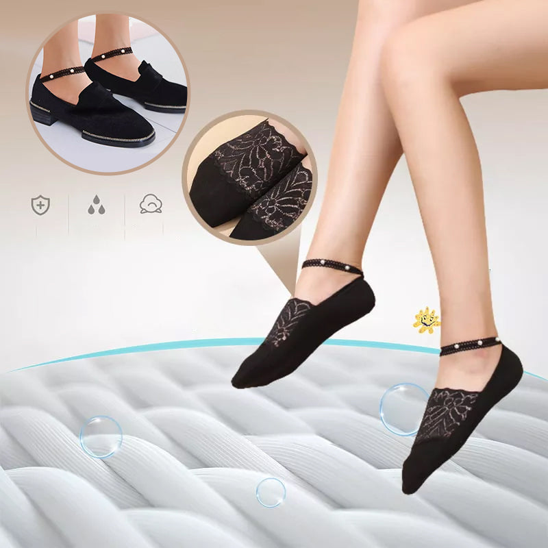 BowLift | Pearl Lace Socks