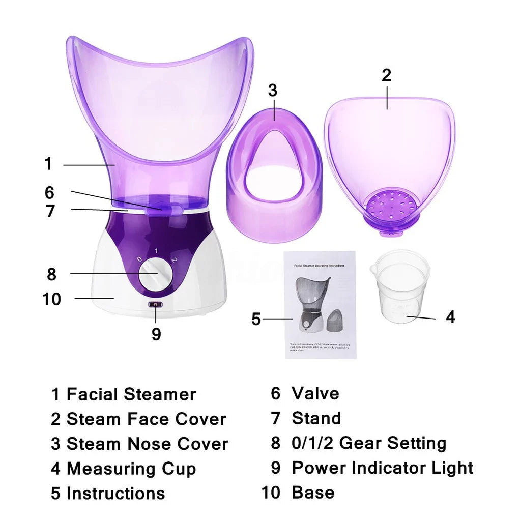 BowLift | Face Steamer With Adjustable Steam Levels And Aromatherapy Function