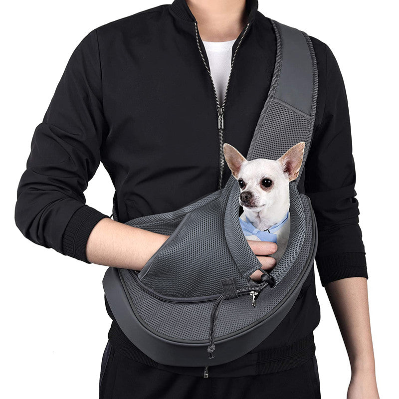 BowLift | Pet Dog Carrier Sling Bag with Adjustable Strap & Phone Pocket, for Dogs & Cats