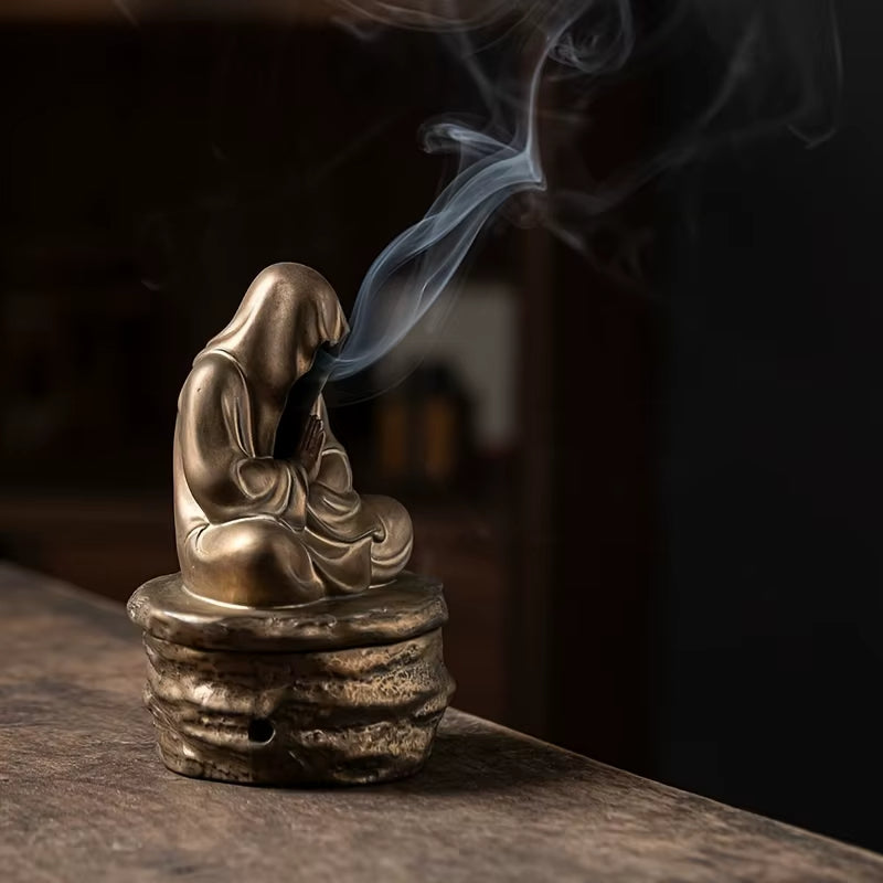 BowLift | Silent Monk Backflow Ceramic Incense Burner