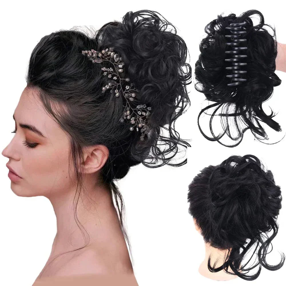 CurlyBun: Instant Curled Bun Hair Clip