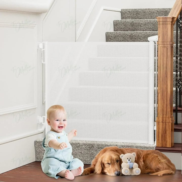 BowLift | Extendable Safety Gate for Babies and Pets – Up to 140 cm – SafeLiving Gate