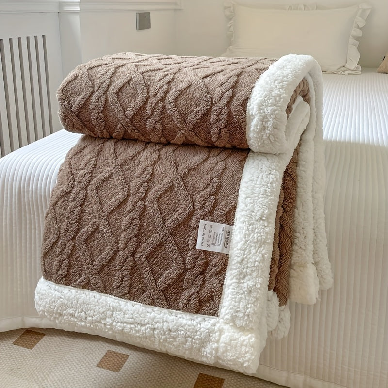 BowLift | CozyNest - Reversible Fleece Blanket for Fall and Winter