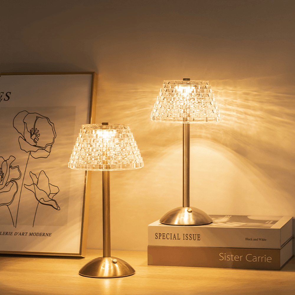 BowLift | AuraGlow Table Lamp - Rechargeable LED Lamp with Dimming Function