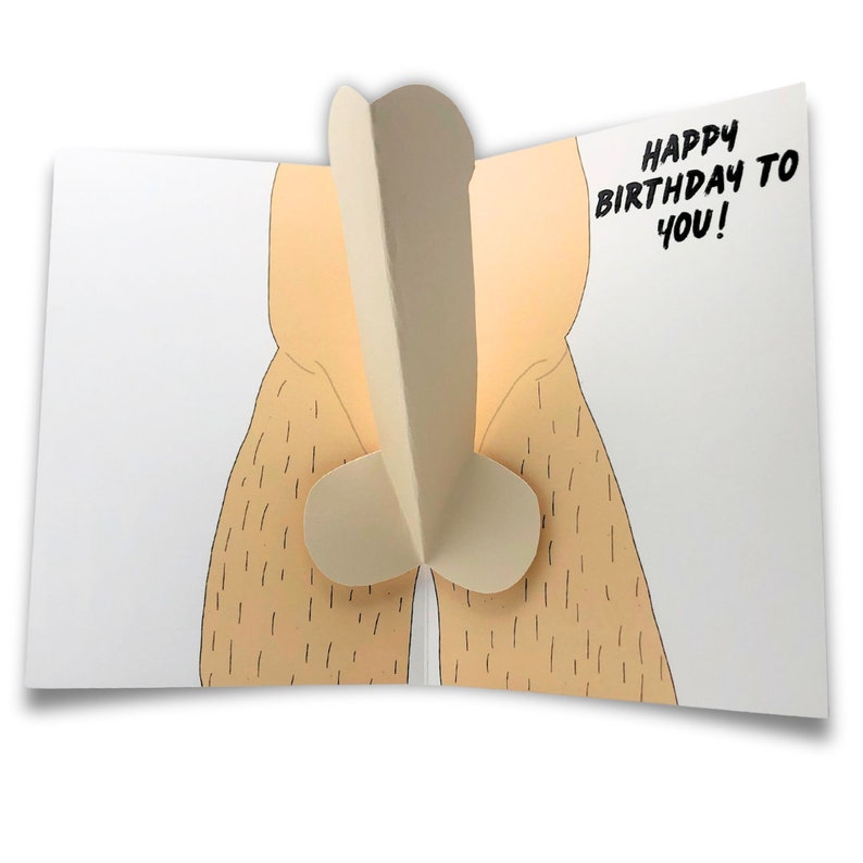 BowLift | Funny Pop Up Tail Birthday Card Gift