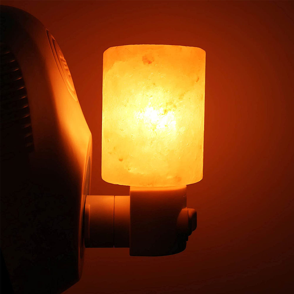 BowLift | Natural crystal Himalayan salt lamp | Plug bedside lamp