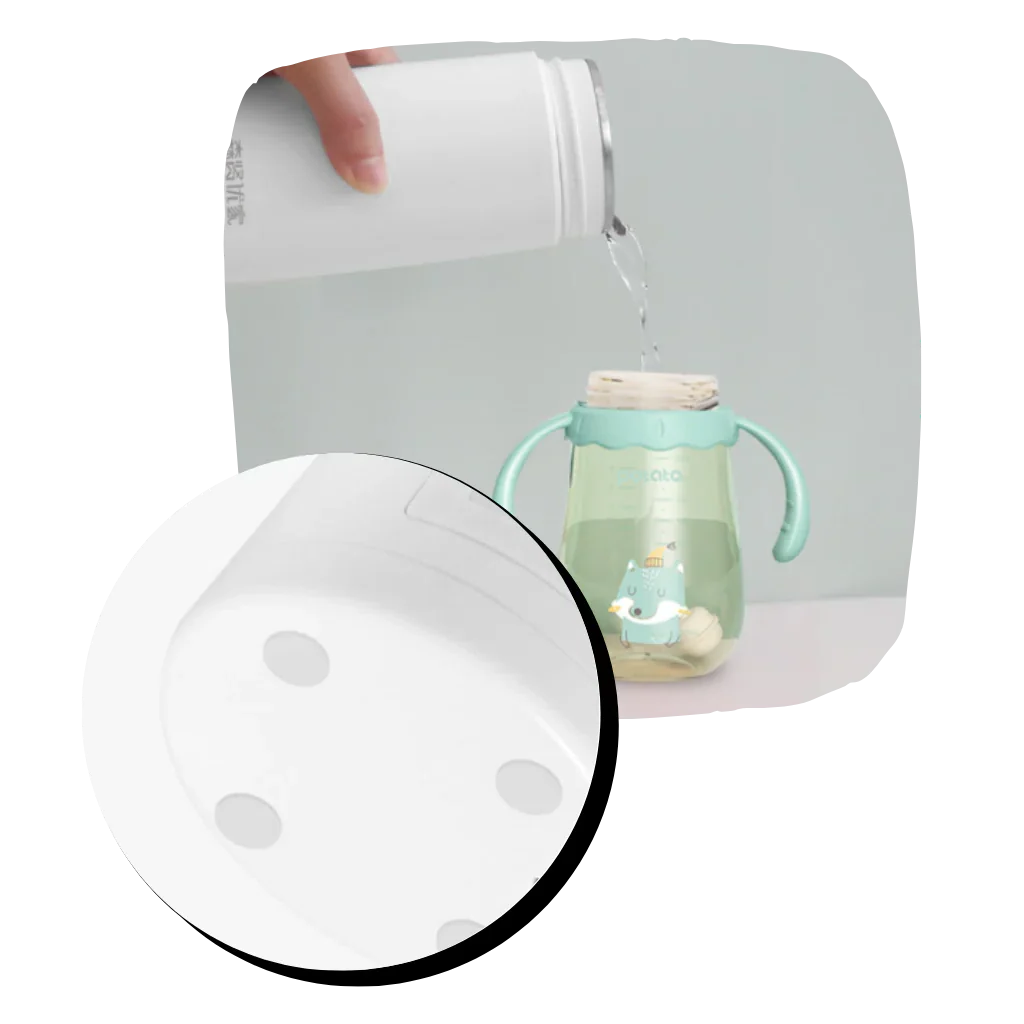 BowLift | Portable Water Boiler 400ml – Compact Travel Kettle with Intelligent Temperature Control & Double Insulation