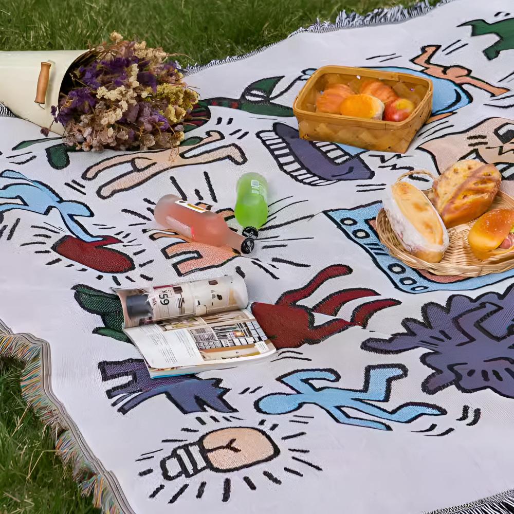 BowLift | Bold Expressions Tassel Blanket