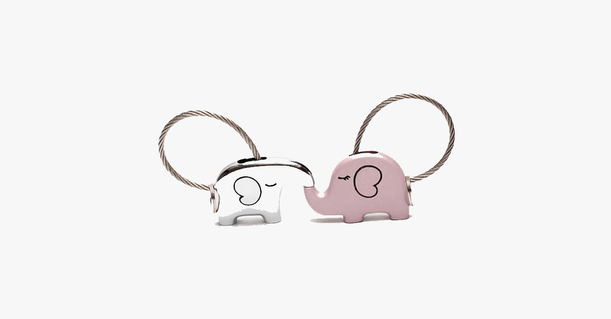 BowLift | Elephant Love Keychain Set