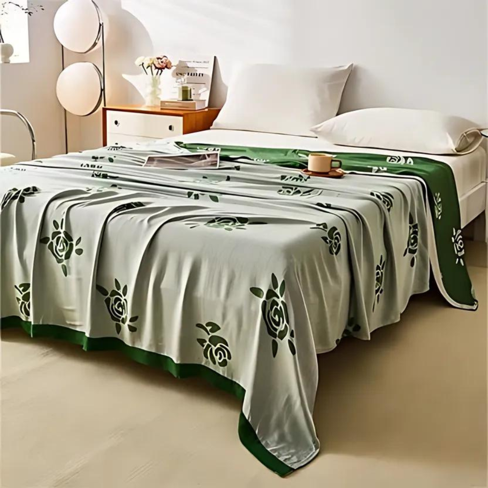 BowLift | Bamboo Fiber Rose Cooling Blanket