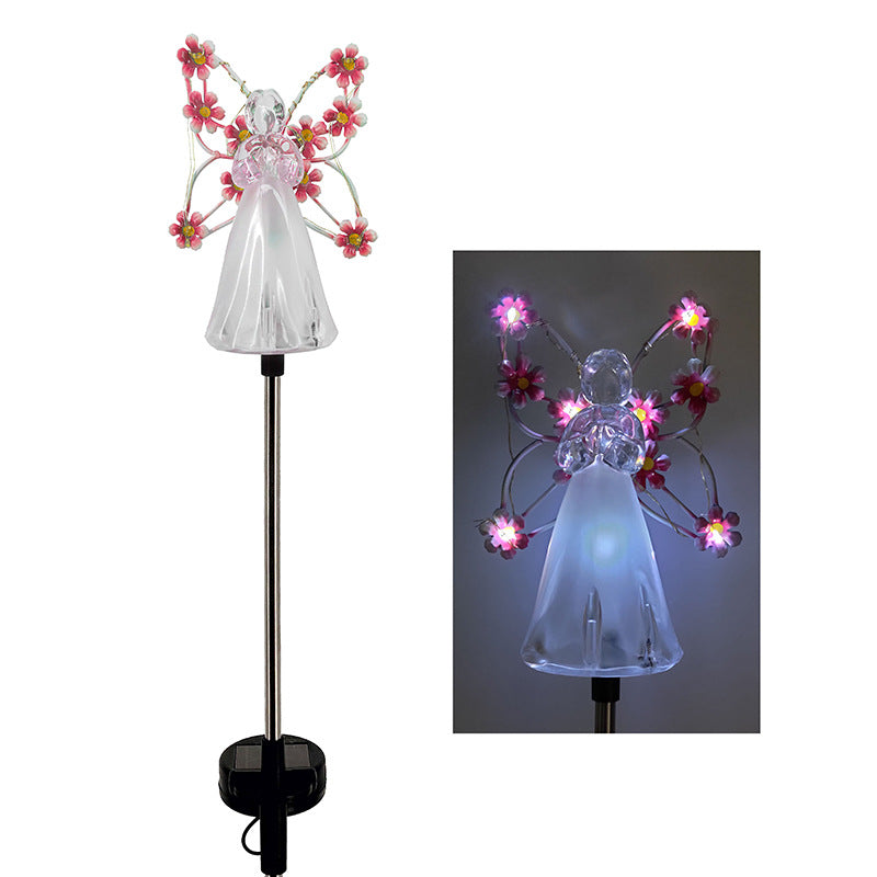 BowLift | Luminous Haven Solar Angel LED Garden Light – Elegant Outdoor Illumination for Gardens and Memorials