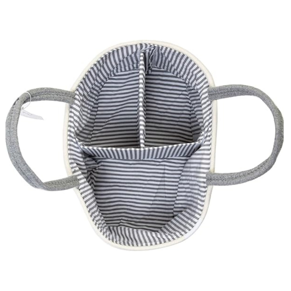 BowLift | Braided Grey Baby Essentials Organizer