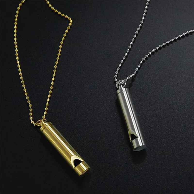 BowLift | Breathing Exercise Necklace | Stainless Steel | Smoking & Vaping Alternative for Anxiety Relief