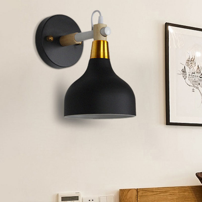 BowLift | Shop adjustable metal onion wall lamp 1 light Nordic sconce lighting in candy color for bathroom