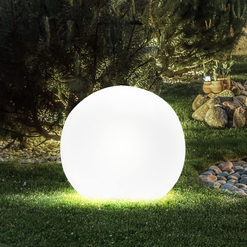BowLift | Weatherproof Round LED Garden Light with 16 Colors and Remote Control - Perfect for Garden, Porch & Party