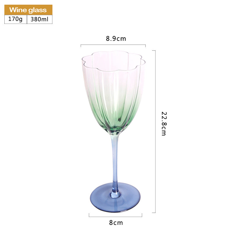 BowLift | Gradient Wine Stemware High Temperature Resistant Glass Champagne Stemware Vintage Souvenirs