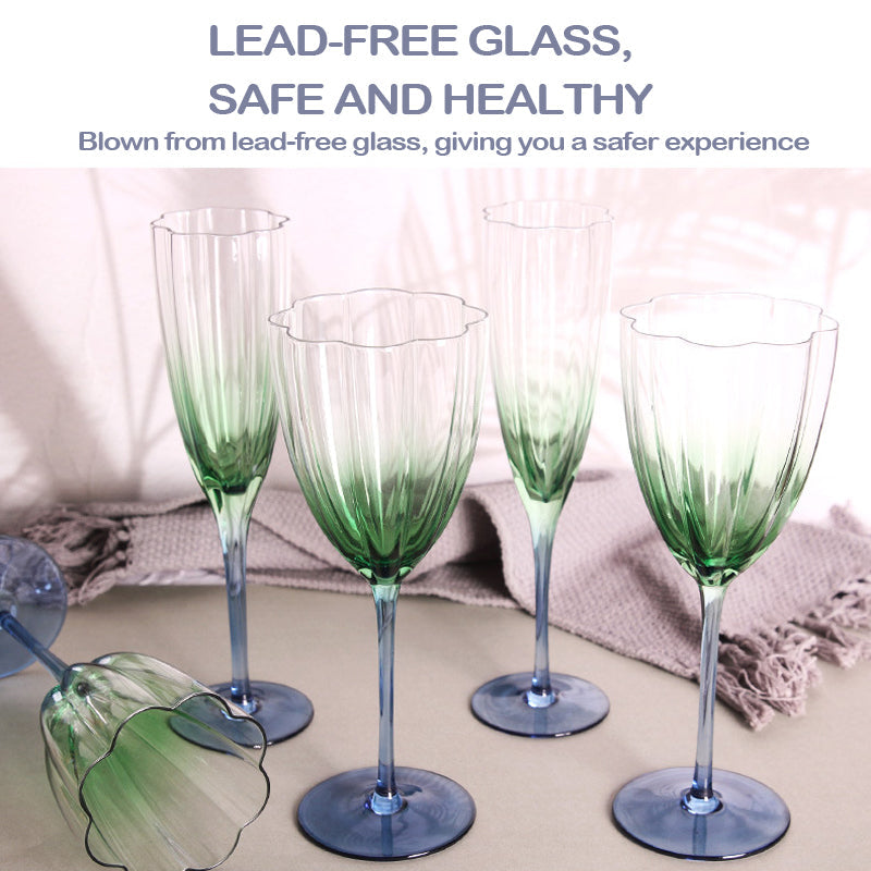 BowLift | Gradient Wine Stemware High Temperature Resistant Glass Champagne Stemware Vintage Souvenirs