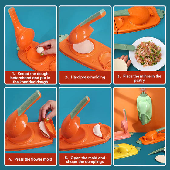 BowLift | Dumpling mold with lever mechanism for quick and even dough pockets
