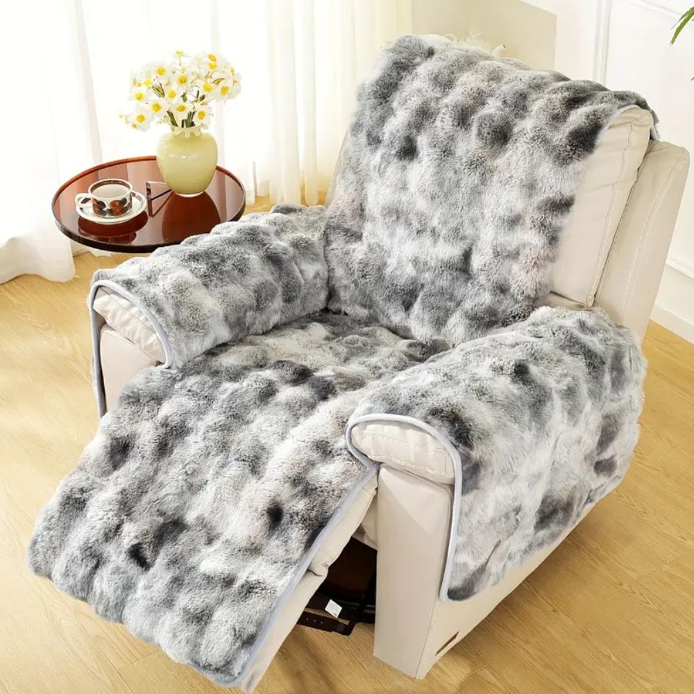 BowLift | Velvet Plush Recliner Sofa Cover