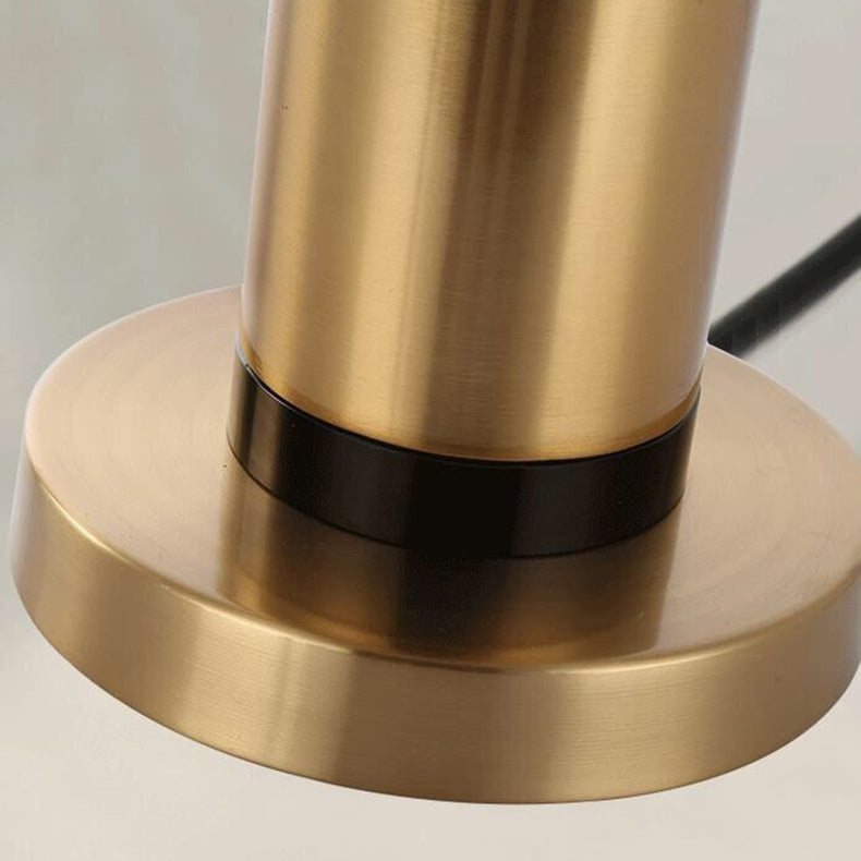 BowLift | Modern Transitional Cylinder Iron Fabric 1-Light Table Lamp for the Living Room