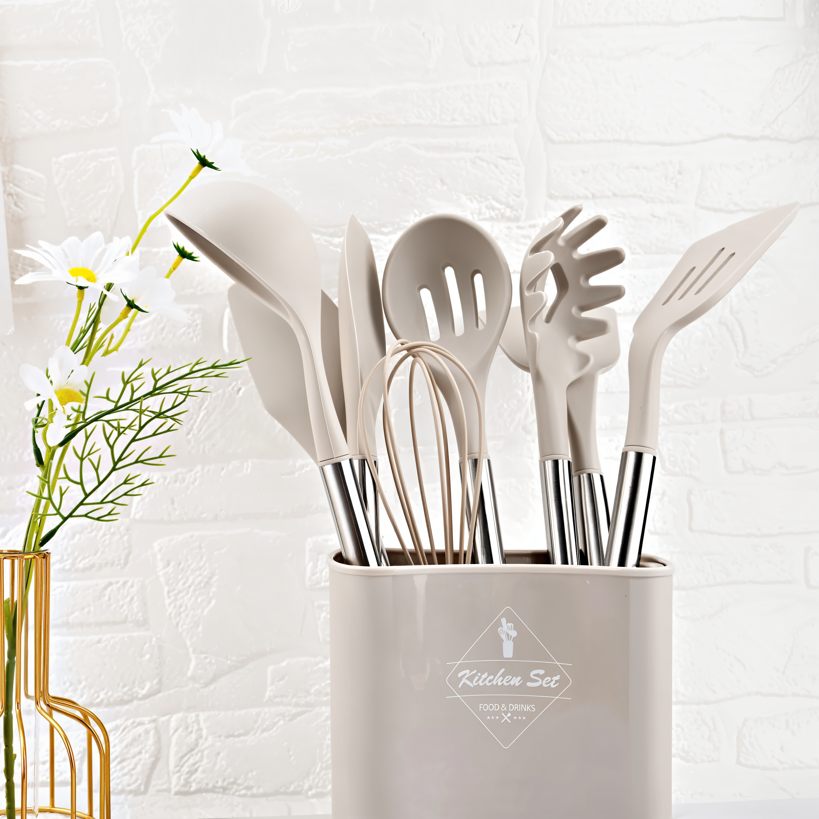 BowLift | 12-Piece Silicone Kitchen Utensil Set – Culinara Pro