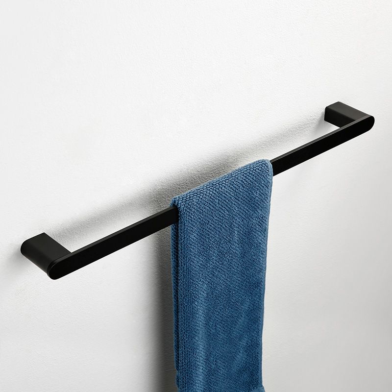 BowLift | Contemporary bathroom accessory single piece or in set made of black metal