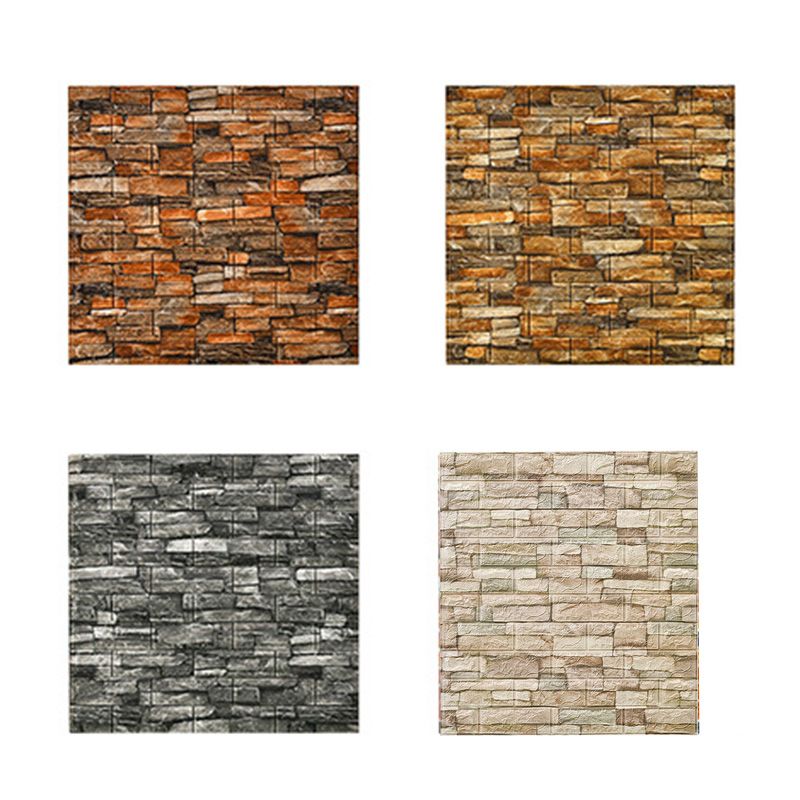 BowLift | Country House Wall Shelf 3D Brick Living Room Wall Panel Set of 2