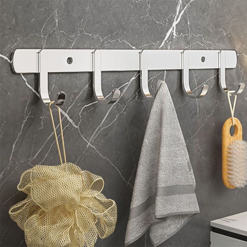 BowLift | Contemporary Chrome Bathroom Hardware Set Polished Chrome Bathroom Set Made of Stainless Steel